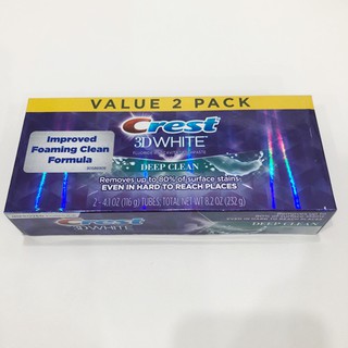 Set 2 Tuýp Kem Đánh Răng Crest 3D White 116g