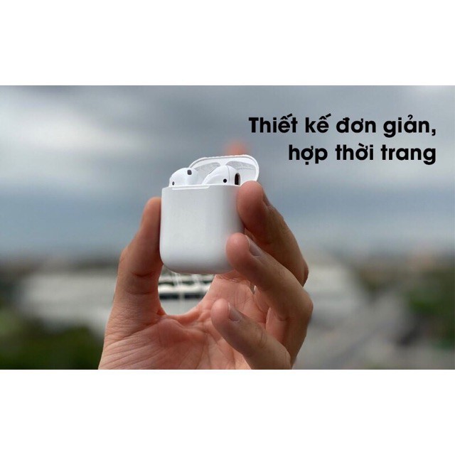 Tai Nghe Bluetooth Một Chín Airpod 2 Cao Cấp Full Tính Năng - Dùng Được Cho Điện Thoại Chạy Ios Và Android