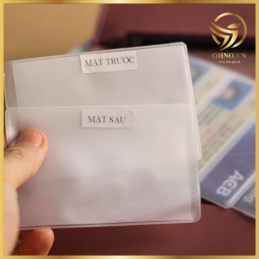 TÚI BAO NHỰA DẺO ĐỰNG THẺ CĂN CƯỚC BẰNG LÁI XE dạng thẻ PET NGÂN HÀNG CARD 9x6cm THẺ ATM NHÂN SINH VIÊN VIP