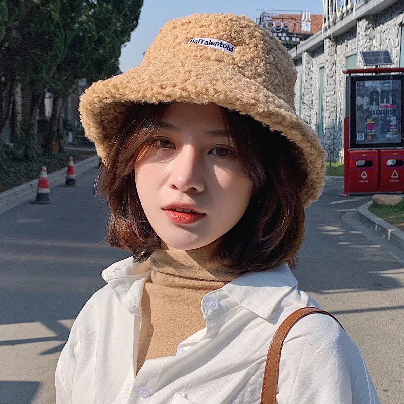 Mũ len bucket lông cừu phong cách Hàn Quốc Shinosha M001