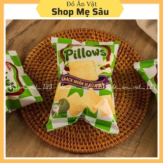 Snack Pillows Oishi, Bánh Xốp Nhân Kem Sữa Dừa, Socola Oishi Gói 18g
