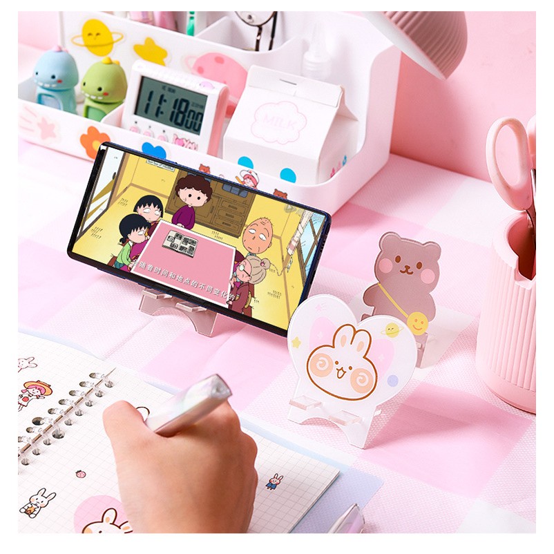 Giá đỡ điện thoại cute Giá đỡ điện thoại nhựa đáng yêu