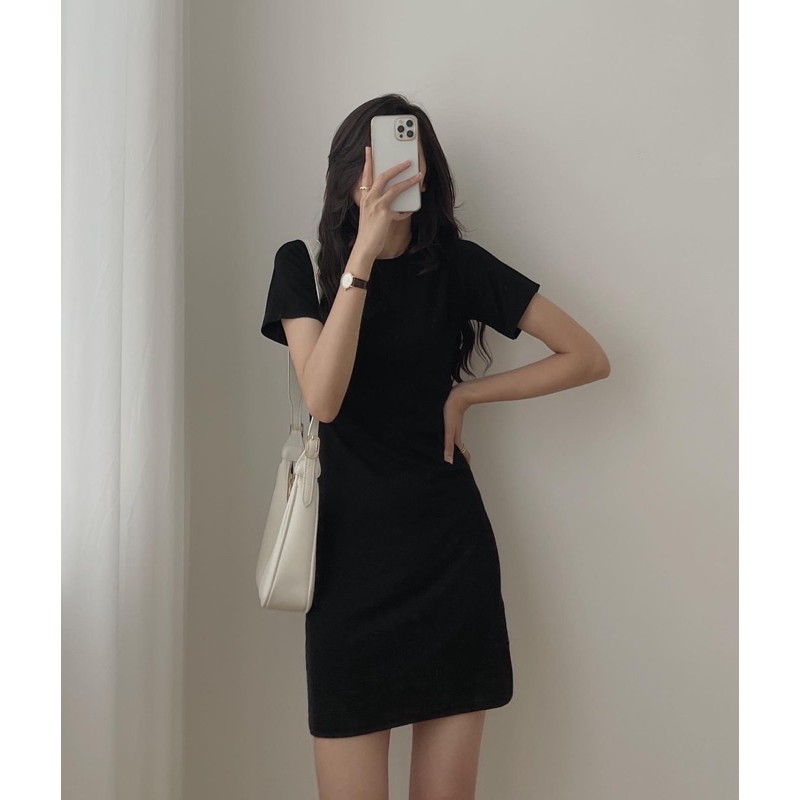 Đầm ôm body trơn form ngắn | BigBuy360 - bigbuy360.vn