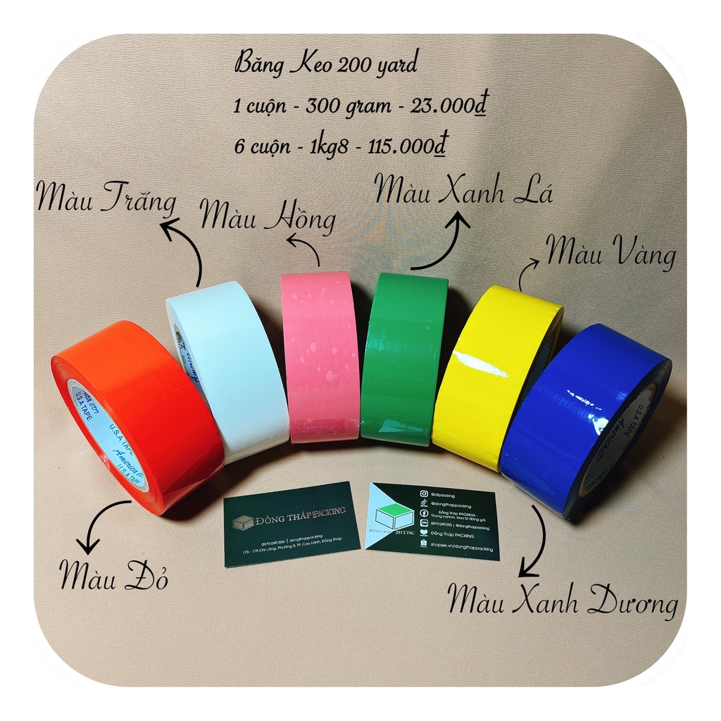 1 CUỘN BĂNG KEO 200 YARD
