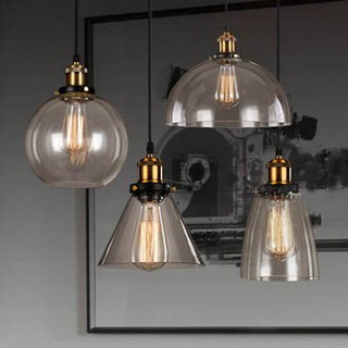 Đèn thả trang trí nửa quả cầu TH062