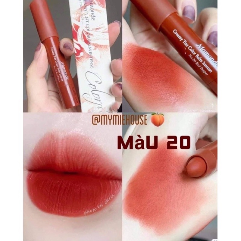 SON BÚT CHÌ MAMONDE CREAMY TINT COLOR BALM INTENSE