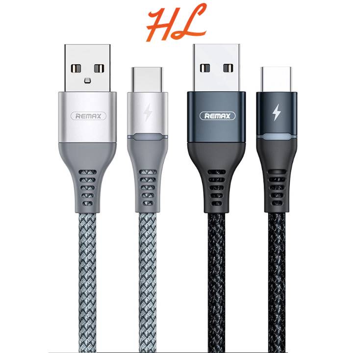 Cáp Sạc Type C Remax RC-152a Dài 1M, Dây Dù Siêu Bền, Có Đèn Led - Hưng Long PC