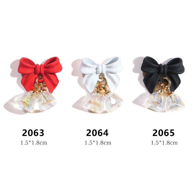Set Đá Pha Lê / Kim Cương / Nơ / Chuông Hợp Kim Trang Trí Móng Nghệ Thuật