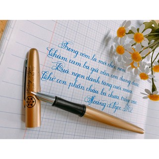 Bút Hoàng Ngọc T02 (ngòi lá tre thanh đậm)