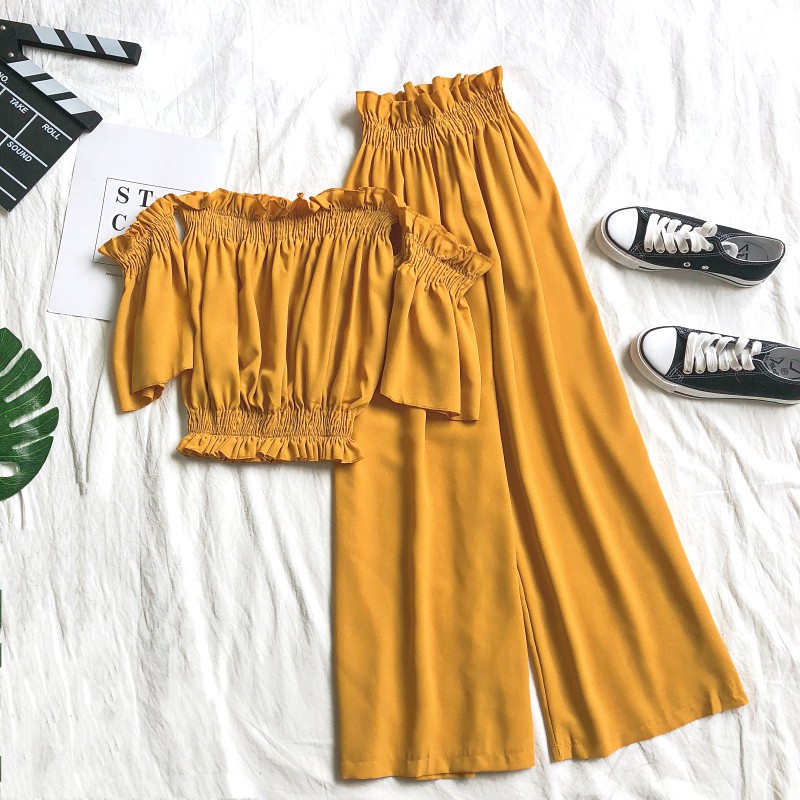 SET ÁO+QUẦN ỐNG RỘNG ULZZANG | BigBuy360 - bigbuy360.vn