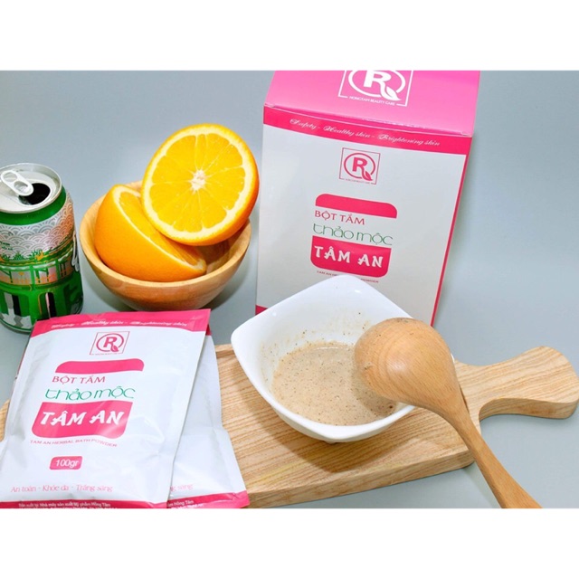 Bột tắm trắng thảo mộc Tâm An