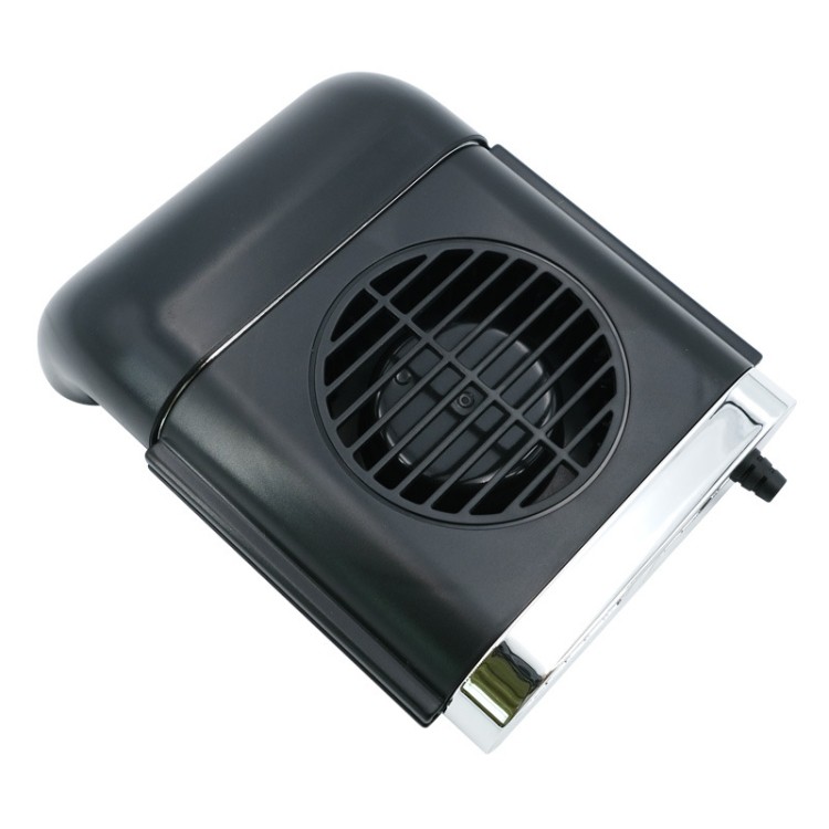 Quạt tản nhiệt gắn sau ghế xe hơi ô tô, quạt gắn lưng oto USB 5V 5W có thể điều chỉnh tốc độ gió