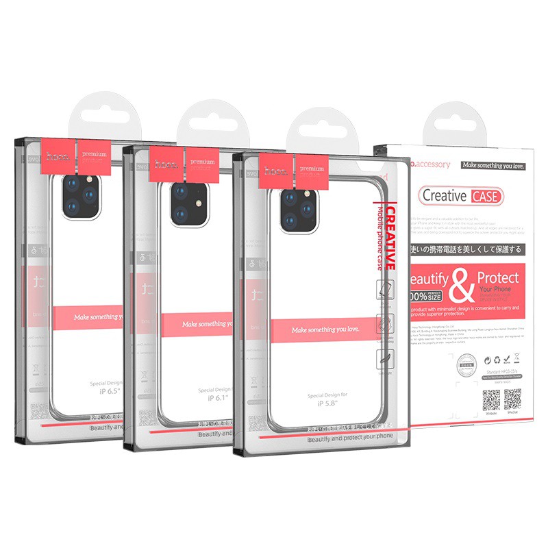 Ốp Iphone các dòng máy 5 6 7 8 X 11 12 13 pro max hàng chính hãng hoco