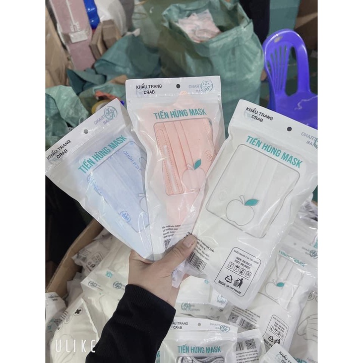 Khẩu trang Cua KINGCRAB TIẾN HÙNG và DUY QUÂN hot trend kiểu hot girl Trung Quốc