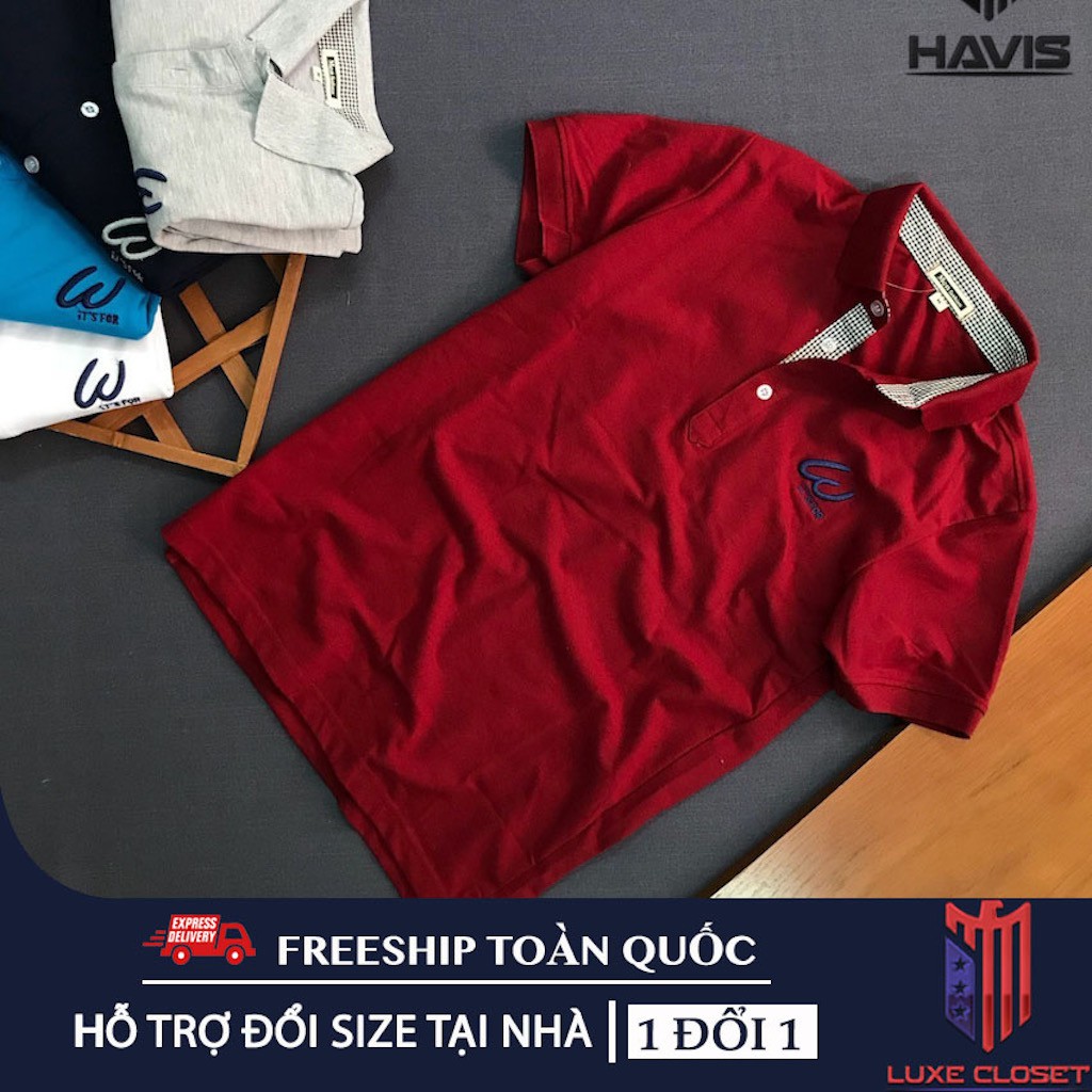Áo thun nam cổ bẻ Havis dáng ôm cực đẹp ( Nhiều Màu ) - Thời Trang Havis - ASTD014