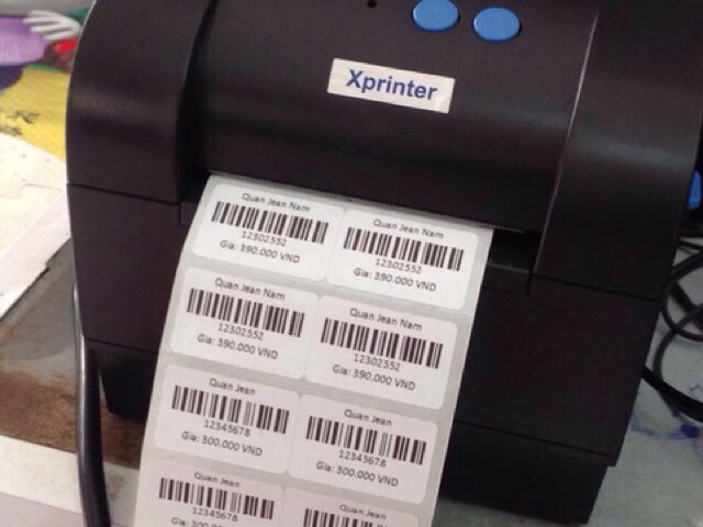 Combo 10 cuộn tem mã vạch 2 tem giá 480k 70x22