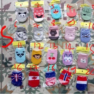 Combo 7 đôi tất hàn cho bé ngắn cổ
