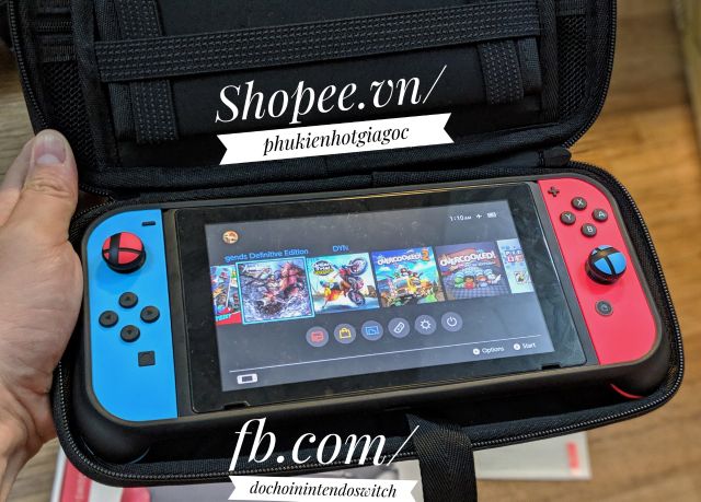 Case silicon Meo cho Nintendo Switch / Switch lite và túi đựng Nintendo switch/ switch lite MEO