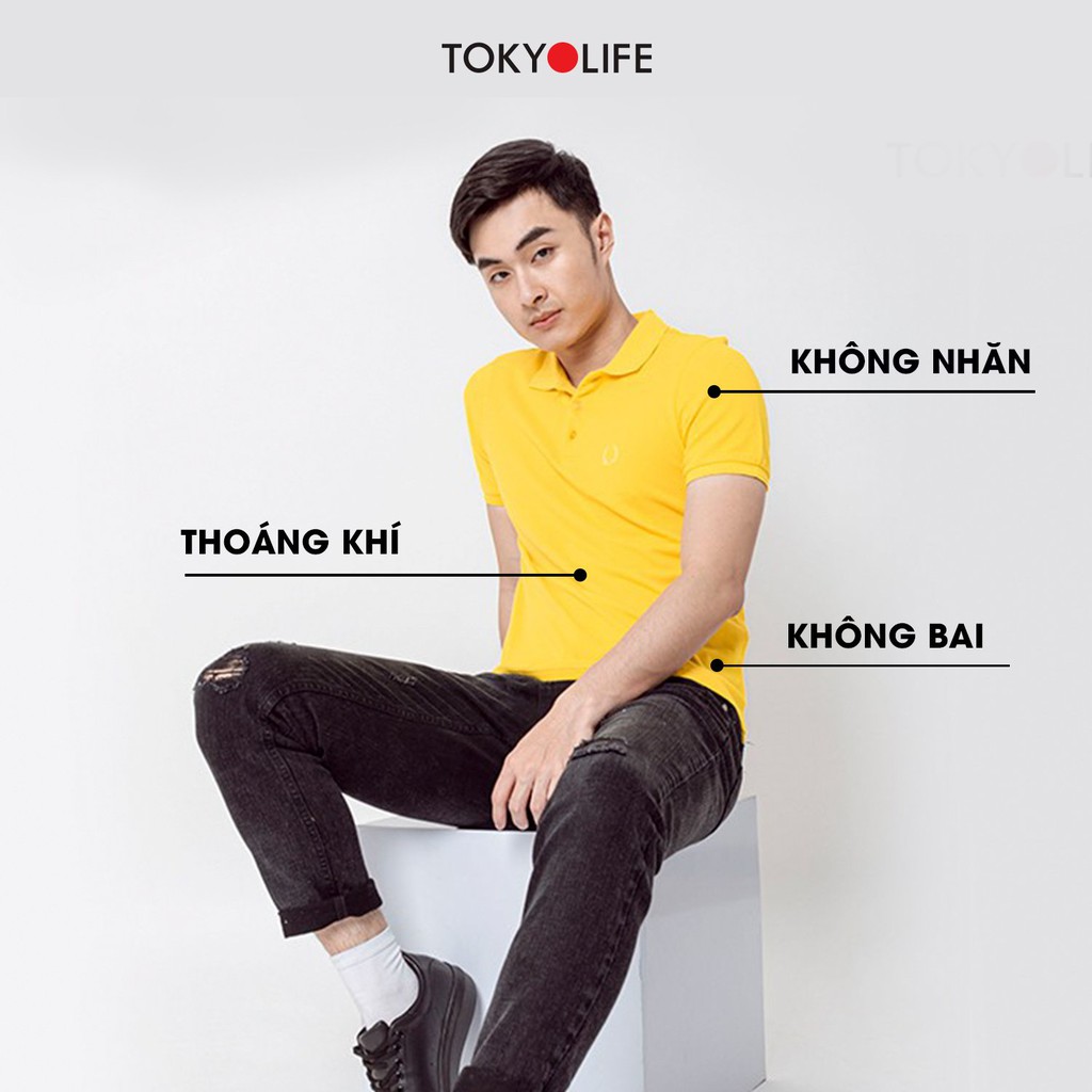 [Mã WABRTKL12 giảm 10% đơn 250K] Áo Polo Nam TOKYOLIFE cổ Đức có chân I7POL501G | BigBuy360 - bigbuy360.vn