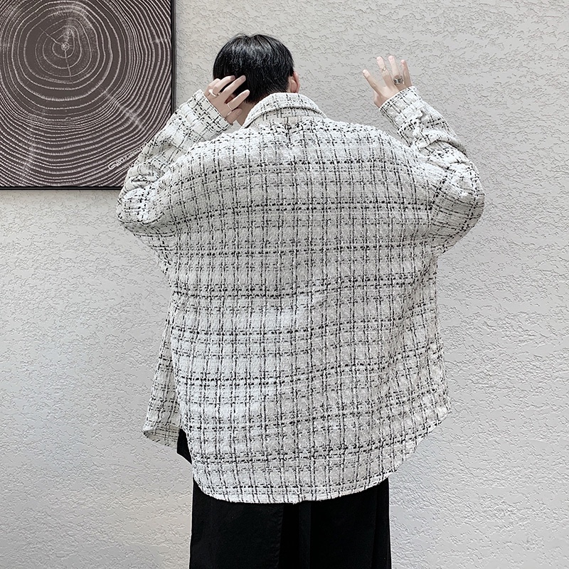 Áo Sơ Mi Nam Dài Tay Dáng Rộng Phong Cách Hong Kong