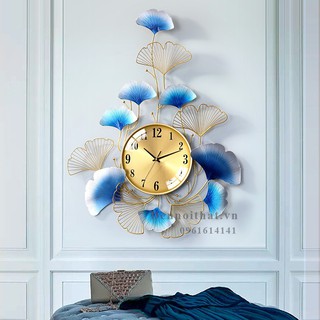 Đồng hồ Decor Đơm hoa kết  trái, Đồng hồ treo tường hiện đại, Quà tặng tân gia