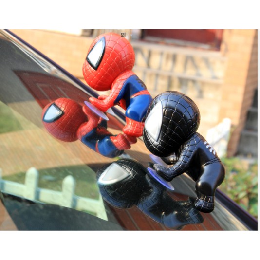 Trang trí ô tô taplo hình Spider Man⚡️FREESHIP⚡️Người nhện spider-man gắn kính xe hơi trang trí nhà cửa