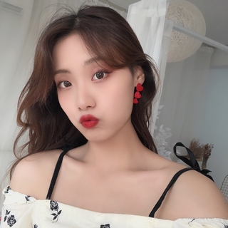 Khuyên Tai Hình Trái Tim Phong Cách Nhật Bản Xinh Xắn