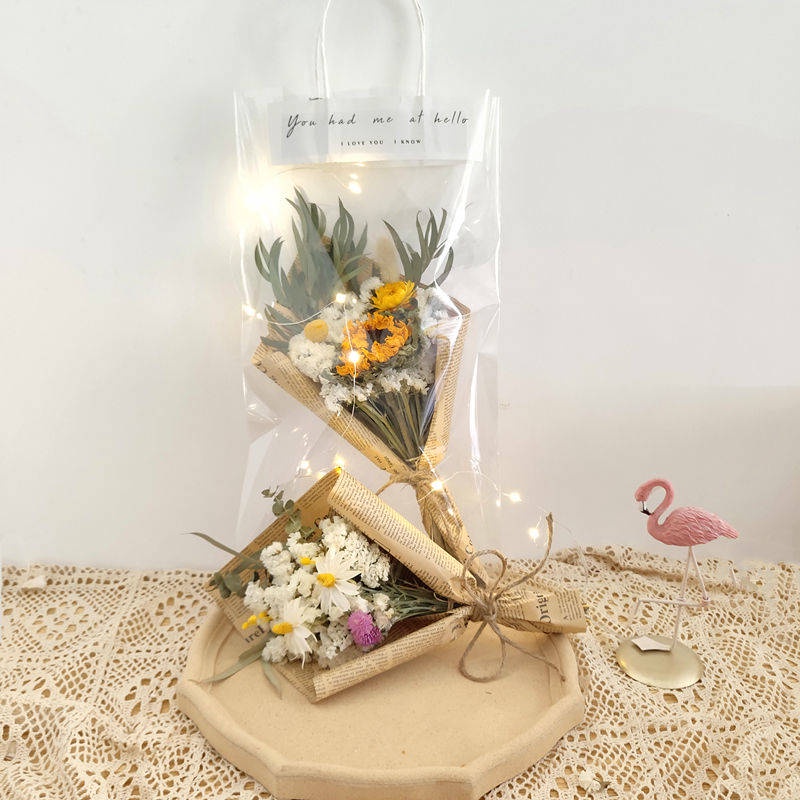 Hoa Hướng Dương hồng hoa khô bó hoa thực sự của giáo viên sinh nhật ngày Valentine cung cấp cho bạn gái, bạn gái tốt