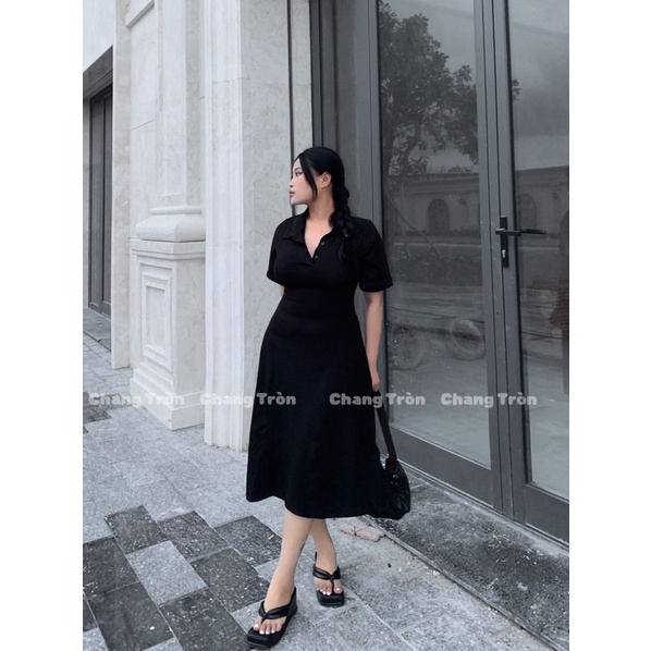 Bigsize - Đầm Polo Xoè Dài Có tới 110kg