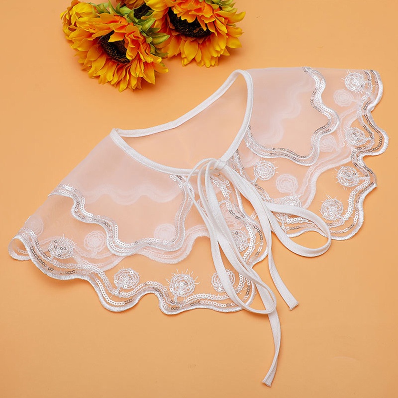 Cổ Áo Rời Thêu Họa Tiết Kiểu Hán Phục Thời Trang Cho Nữ