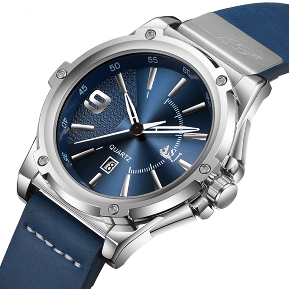 Đồng Hồ Nam ASJ Nhật Bản Fullbox, Thiết Kế Hiện Đại, Mặt Kính Sapphire, Dây Da Cao Cấp, Chống Nước, Chống Xước Tuyệt đối | BigBuy360 - bigbuy360.vn