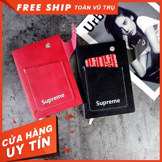[🔥SALE][⚡️NEW] Phụ Kiện Supreme Sổ Tay Bọc Da Supreme