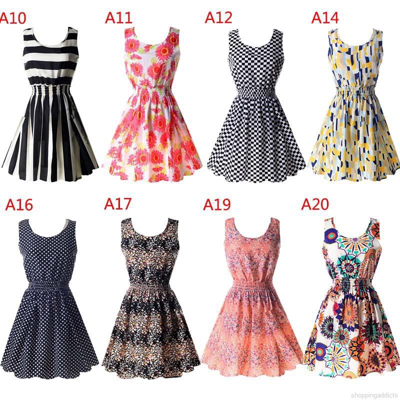 Đầm không tay áo nhiều màu xinh xắn cho nữ | BigBuy360 - bigbuy360.vn