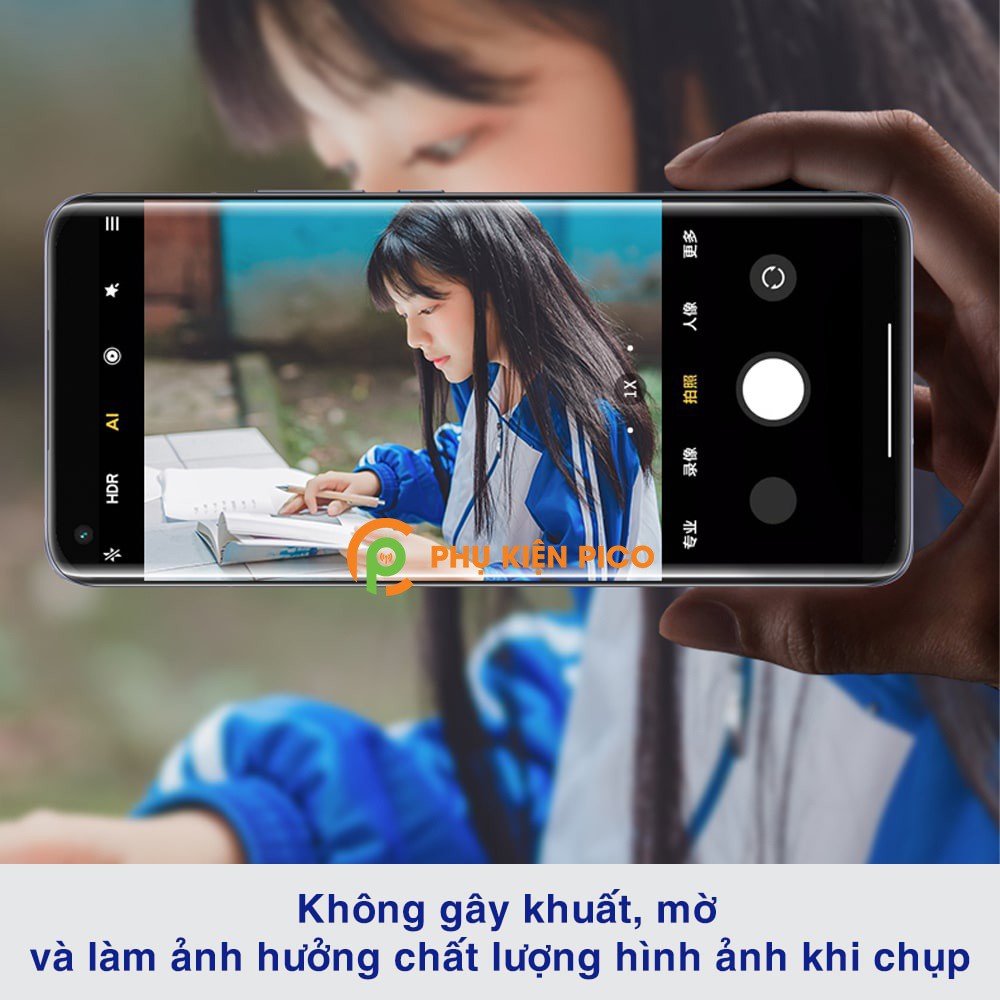 Dán camera Poco F3 khung kim loại bảo vệ an toàn camera sau - Ốp viền camera Xiaomi Poco F3