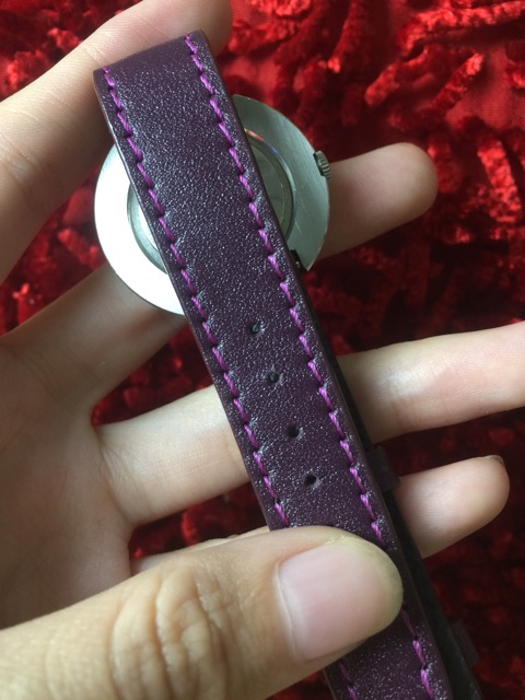 Đồng hồ nữ Seiko Máy cơ cót hàng si màu tím