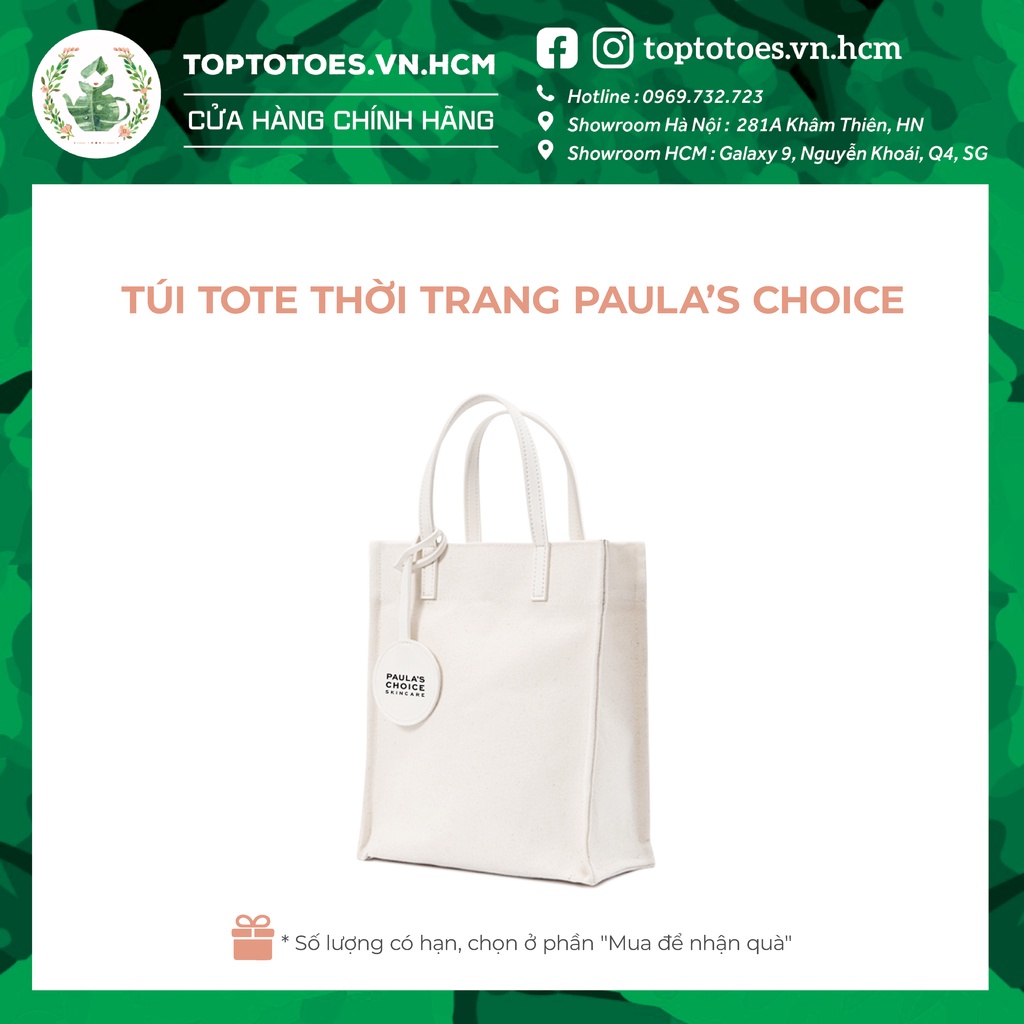 Túi Tote thời trang &amp; Bông tẩy trang Paula’s Choice [QUÀ TẶNG KÈM ĐƠN HÀNG]