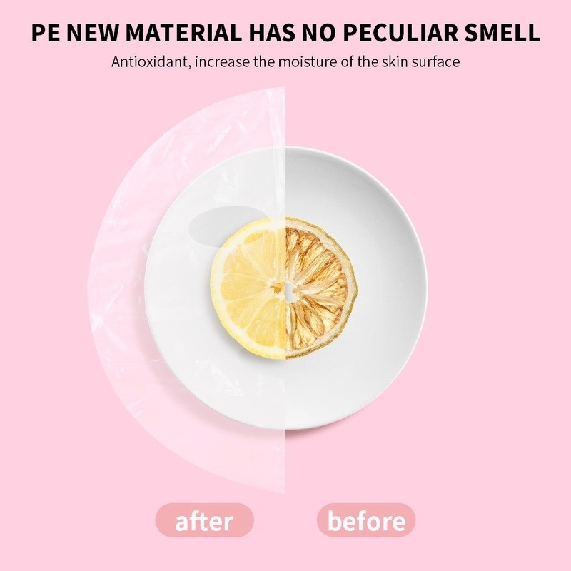 Set 100 Mặt Nạ Nhựa Trong Suốt Siêu Mỏng Dưỡng Ẩm Da Mặt