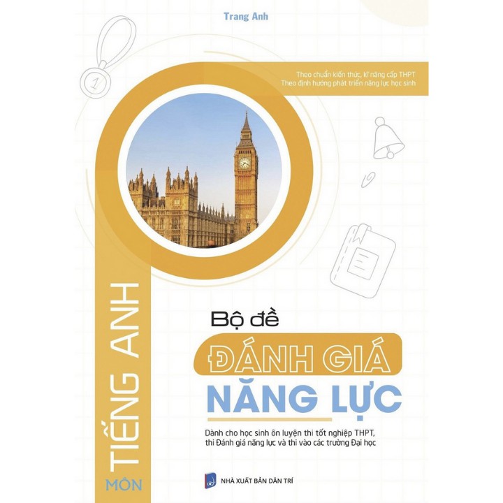 Sách - Bộ Đề Đánh Giá Năng Lực Môn Tiếng Anh