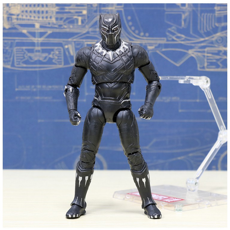 Mô hình Black Panther Captain America Civil War ZD Toys 17cm Avengers