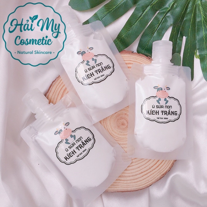 Ủ Sữa Non Dưỡng Trắng Da Độc Quyền Hải My Cosmetic - Bột thiên nhiên