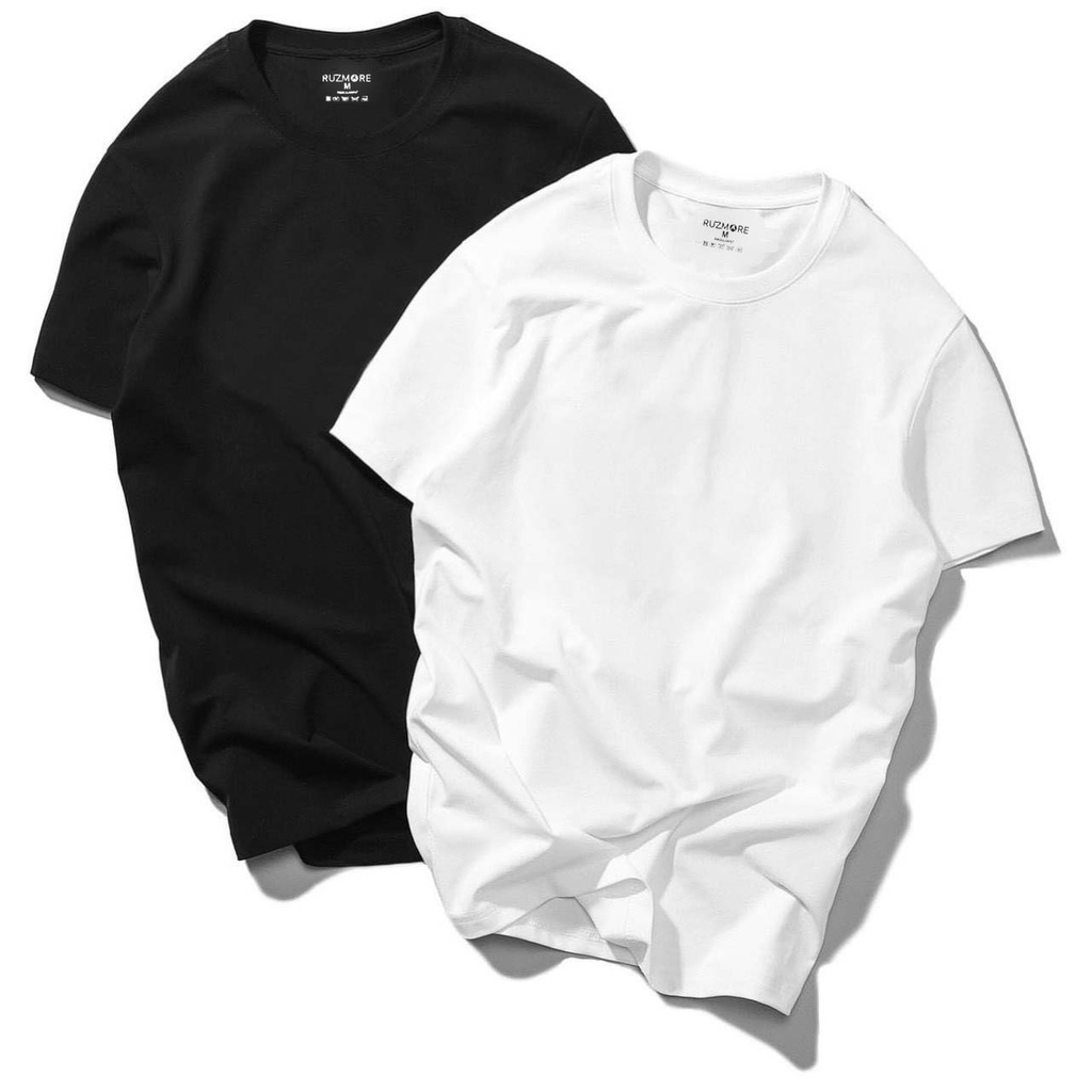 Áo Phông Nam Cổ Tròn Cao Cấp, Áo Thun Nam Cổ Tròn Chất Đẹp Cao Cấp Giá Rẻ Vải Cotton Co giãn A2 | BigBuy360 - bigbuy360.vn