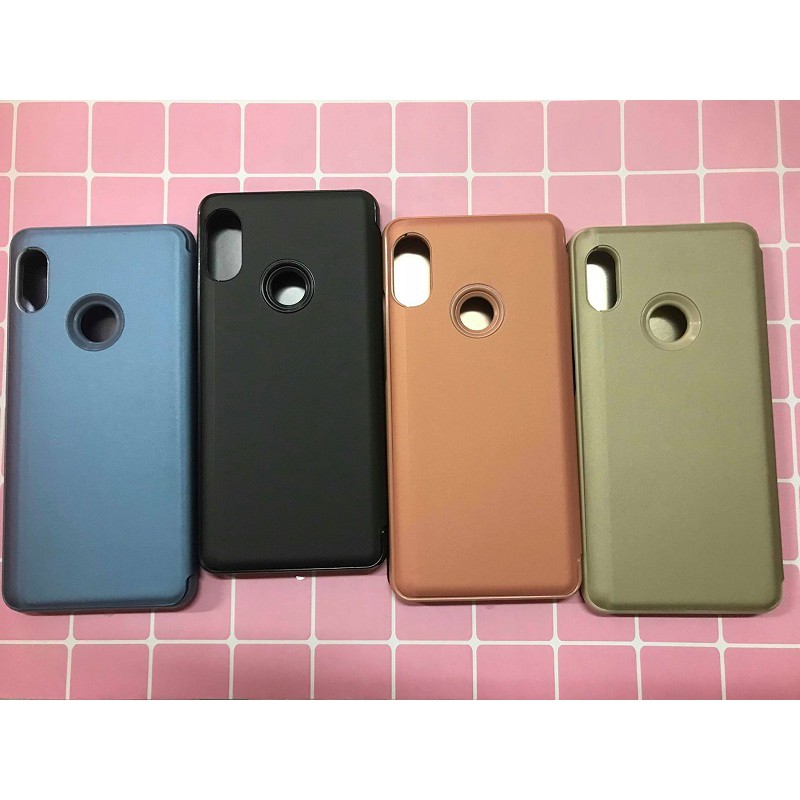 Bao DA tráng gương Clear View Xiaomi Redmi Note 5 Pro - Pktunyeu