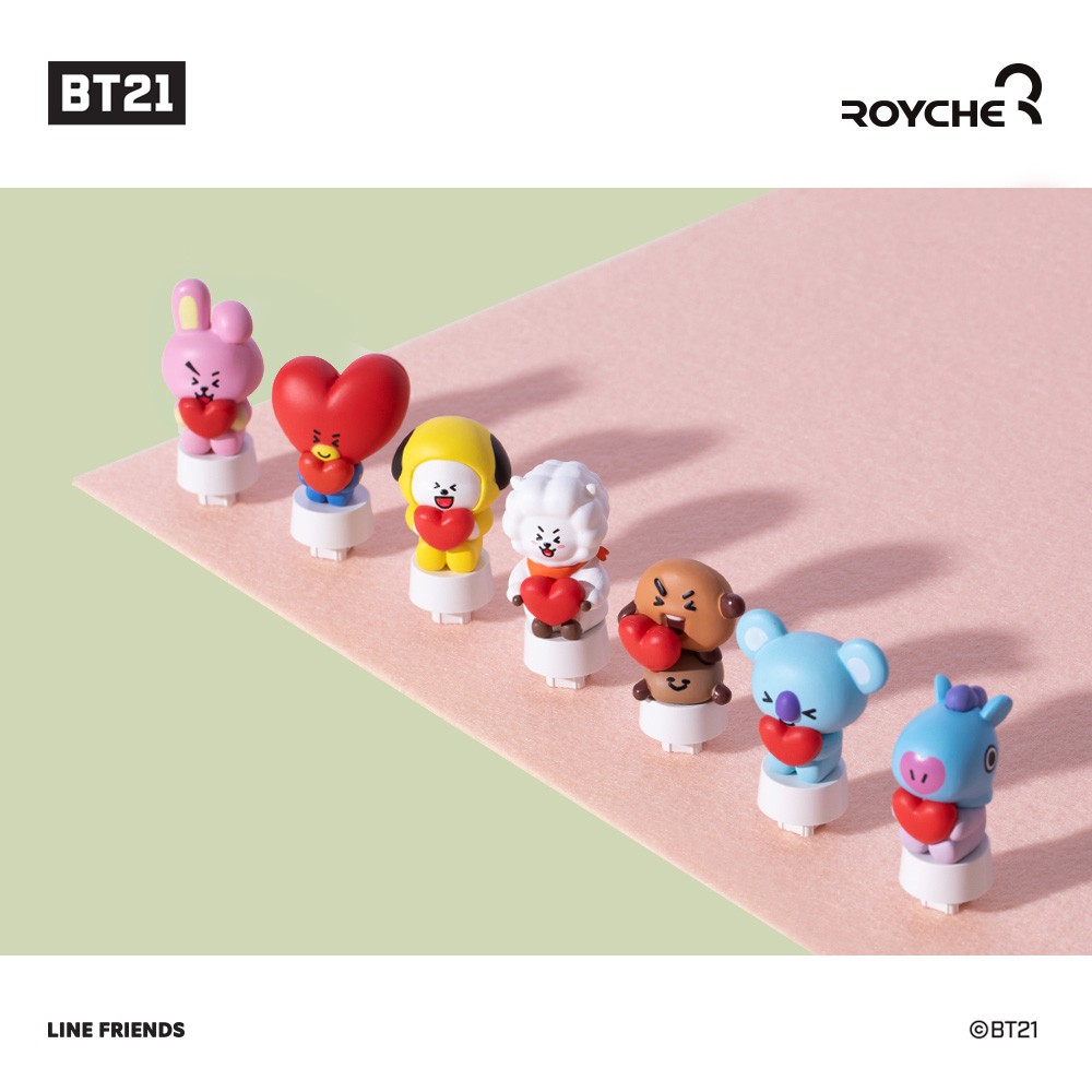 Phím Keycap Figure BT21 Baby gắn bàn phím cơ