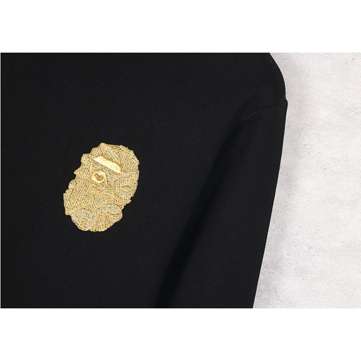 Mới Áo Sweater BAPE A Bathing Ape Cổ Tròn Hoạ Tiết Rằn Ri Unisex SS1