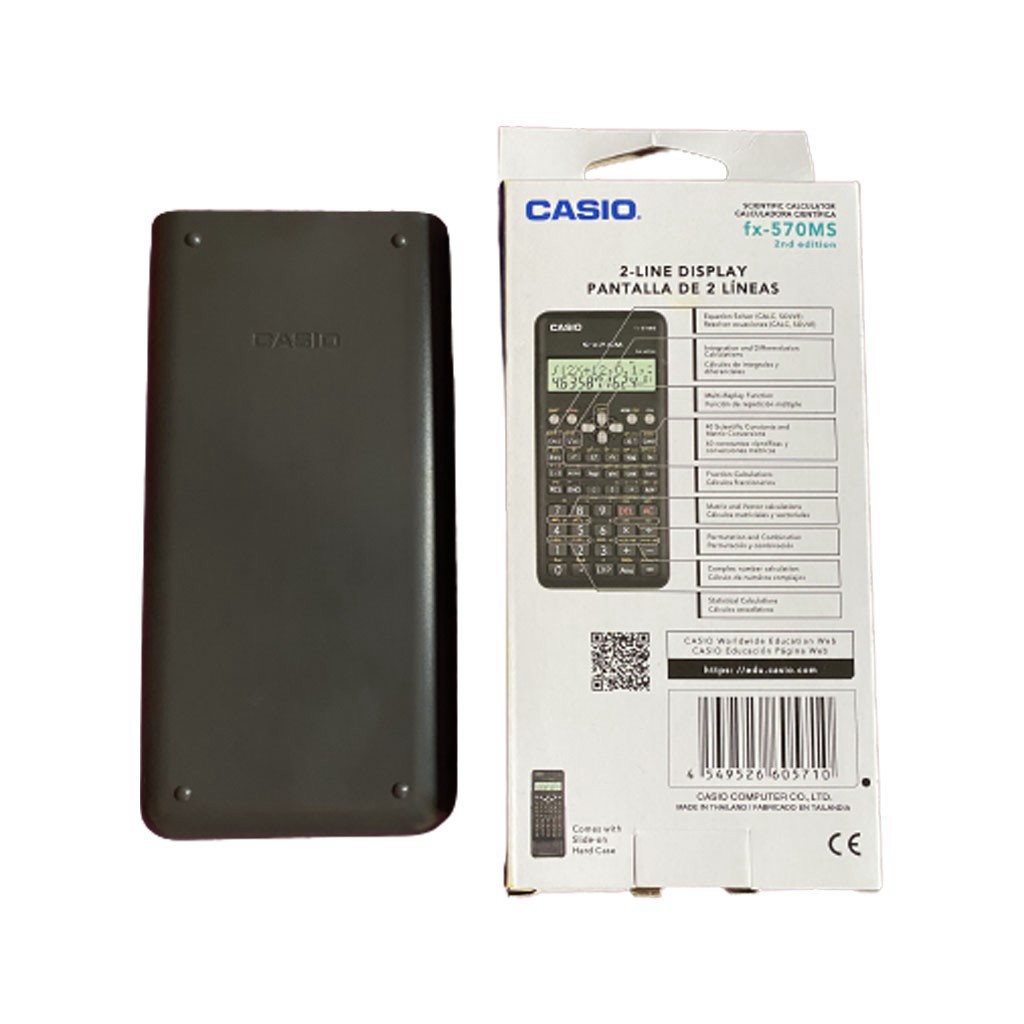 [Có sẵn] (lỗi 1 đổi 1)( Hàng Thái Lan) Máy tính Casio học sinh FX570 MS - 2nd Edition - Máy tính học sinh cầm tay