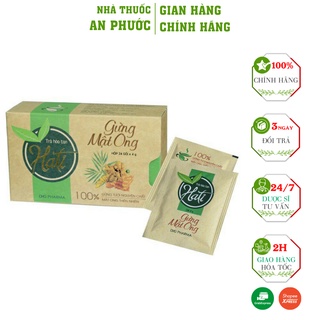 Trà Gừng Mật Ong Hati  ⚡ SẢN PHẨM CHÍNH HÃNG ⚡Giúp tiêu hóa tốt, giảm ho do nhiễm lạnh (24 gói)