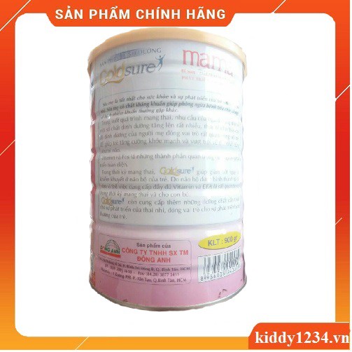 Sữa bầu GOLDSURE MAMA 900G