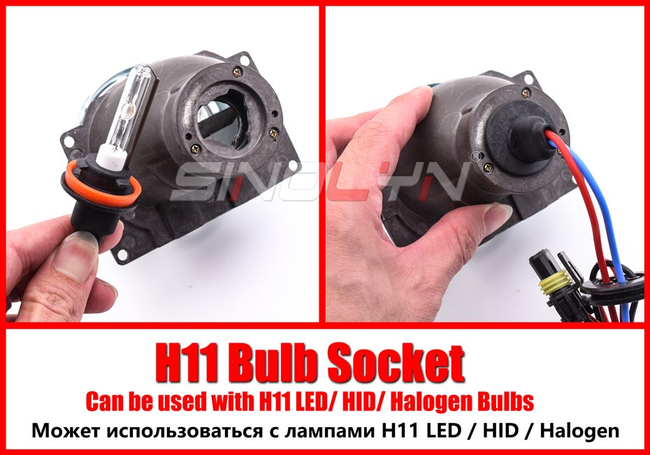 Đèn Pha Led Xenon / Halogen / Bi-Xenon 3.0 '' Q5 H7 D2S Hid Cho Xe Hơi