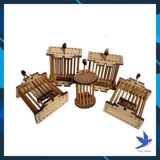 Dọ dế cho chim chào mào, khuyên chất liệu gỗ bền đẹp- dọ dế chim