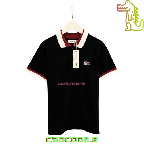 Áo Phông Thun Polo Nữ Unisex Lacoste0001 Thời Trang Local Brand VNXK Dư Xịn Áo Cổ Trụ Thể Thao Cotton 100%